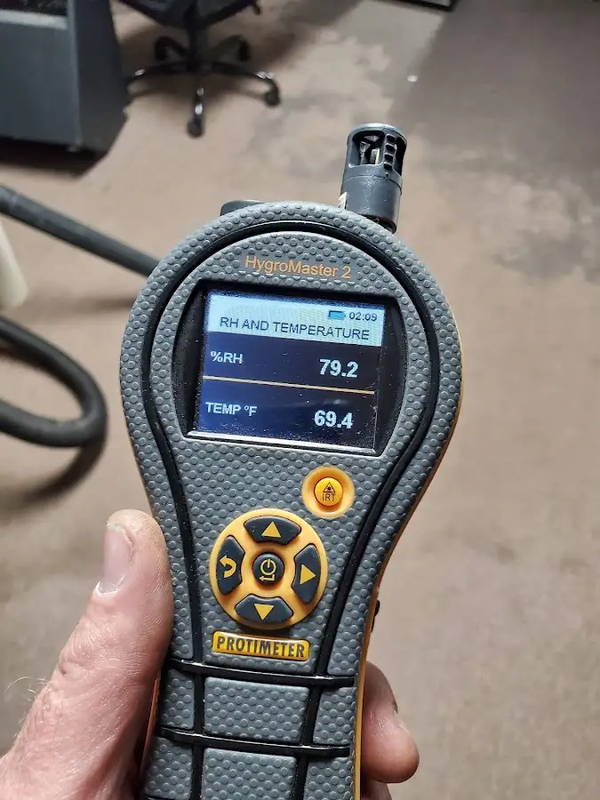 Moisture meter humidity assessment for Fire & Smoke Damage Restoration in Chaska